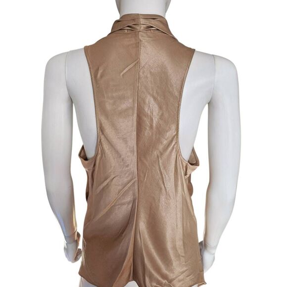 helmut lang silk wrap top - Picture 4 of 7